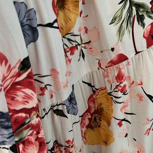 Philosophy Button Down Floral Long Sleeve Dress - Picture 11 of 11